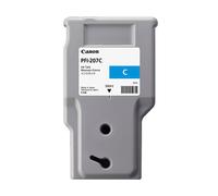 Original Canon PFI-207C Cyan Ink Cartridge 300ml
