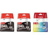 Canon 5222B014 (PG-540 XLCL 541) Printhead cartridge multi pack, 21ml + 15ml, Pack qty 2