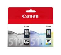 Original Canon PG510 CL511 Black & Colour Ink Cartridges for Pixma MP499 MP495