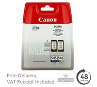 Original Canon PG545 & CL-546 8287B005 Combo Pack - For Canon PIXMA TR4550