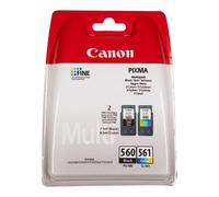 Original Canon PG560 Black & CL561 Colour Ink Cartridge Combo Twin Pack