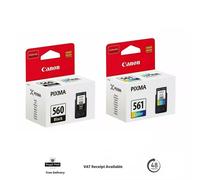 Original Canon PG560XL CL561XL BK/Color Ink Cartridges for Pixma TS5350 TS7450a