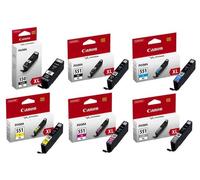Canon High Yield PGI-550XL,CLI-551XL Ink Cartridges (Pack of 6)