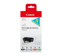 Original Canon PGI-9 MBK/PC/PM/R/G Ink Cartridge Multipack (1033B013)