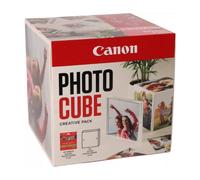 Original Canon Pink Photo Cube and Frame Plus PP-201 5x5" Photo Paper - 40 Sheet