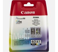 Original Canon Pixma MP190 MP210 MP220 MP450 MP460 MP470 Twin Pack Ink PG40 CL41