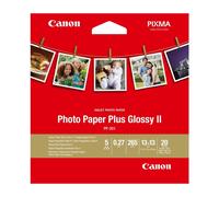 Original Canon PP-201 5x5" Glossy II Photo Paper Plus, 265gsm - 20 Sheets (2311B