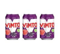 Original Carbonated Fruit Flavour Fizzy Drink Cans, 330ml, Pack of 3