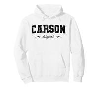 Original Carson California Retro Hometown Name Carson Pullover Hoodie
