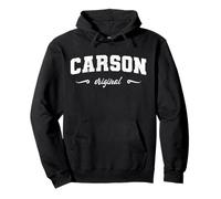 Original Carson California Retro Hometown Name Carson Pullover Hoodie