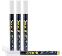 Original Chalk Marker Pen Blister Pack, 1-2Mm Nib Pack of 4 - White, Liquid