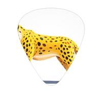 Original Cheetah Printed pick set - 12 pieces, thin, medium and thick guitar picks, suitable for guitar, bass, electric guitar and ukulele