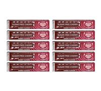 Original Cherry Menthol Action Sugar Free Cough Sweets 32g (Pack of 10 Bars) Soothing Sore Throat Relief Lozenges Bulk Multipack