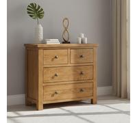 Original Chest - 2+2 Drawer - Rustic Oak