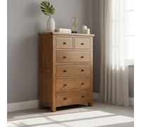 Original Chest - 2+4 Drawer - Rustic Oak