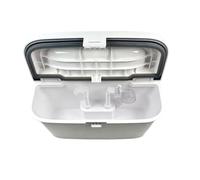 Original Clean Water Tank and Dirty Water Tank, Comptible for Ecovacs Deebot N30 Omni / N30 Omni Care / N30 PRO Omni, Base Station Parts(Dirty Water Tank)