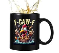 Original Coffee Cups - Ceramic 350 ml Humour Chicken Mug - Rooster Tea Mug - As a Gift for Colleagues and Women for Tea Coffee Milk Hot Chocolate as well as Drinks at Work and Birthdays