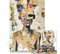 Original Collage Portrait Jigsaw Puzzles for Adults1000 Pieces Strong Logic Toy Tension Relief Clear Edge Premium Gift (50x75cm)