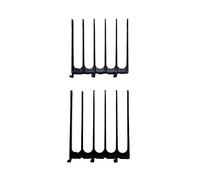 Original CombPal Scissor Clipper Over Comb Hair Cutting Tool Barber Haircutting Comb Set (Jumbo Guide Black)