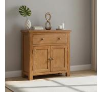 Original Compact Sideboard - 2 Door - 80cm - Rustic Oak