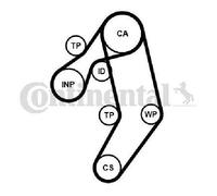 Original Continental CTAM Water Pump + Timing Belt Set CT939WP9PRO for Audi