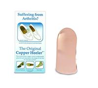 Original Copper Heeler Revolutionary Copper Insoles for Men and Women - Arthritis Relief Healer Lightweight Ultra Thin and Ultimate Comfort Foot Half Insole for Shoes - Fits Size 6-9