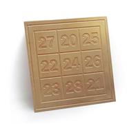 Original Copper Kuber Yantra - Laxmi Kuber Yantra for Money and Success, Abundance, Wealth, Prosperity, Good Luck, Business and Career Growth - 2x2 Inch