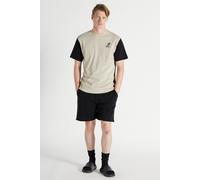 Original Creator Men's Colour Block T-shirt in Beige | Size: Medium Original Creator Beige M