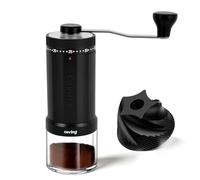 Original Creator of 60g Large Capacity Manual Coffee Grinder, Portable Hand Burr Mill with 40 Adjustable Settings, Ceramic Conical Burr for Espresso, Pour Over, Camping, Travel & Gift