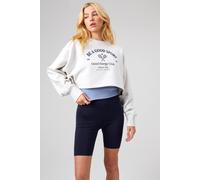 Original Creator Women's Crop Sweatshirt White Marl in Natural White | Size: Medium Original Creator Natural White M
