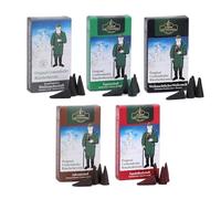Crottendorfer Original Crottendorfer Incense Cones Christmas Mix Economy Pack Sample Set 5 Packs of 24 Fragrance Cones Size M