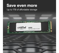 Original Crucial E100 1TB 2TB M.2 NVMe PCIe Gen4 Internal SSD, Up to 5,000MB/s, Laptop & Desktop Compatible (oem package）