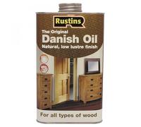 Original Danish Oil Rustins 1 Litre A Natural Soft Lustre Finish for all Woods