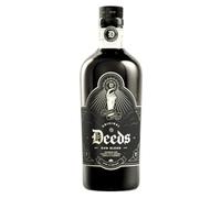Deeds Flavoured Black Rum - 75cl (33% ABV) | Jet-Black, Smooth & Bold with Caramel, Vanilla and English Spices