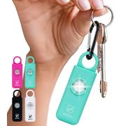 Original Defense® Siren Self-Defense Alarm (Mint) - 130 dB Keychain Alarm with LED Strobe Light for Women, Children, and Elderly - Police Recommended