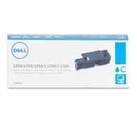 Original Dell C1760nw / C1765nf / C1765nfw / 1250c / 135X High Capacity Toner Kit, about 1400 pages, cyan