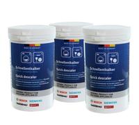 Original Descaler 250g for Bosch Siemens Washing Machines and Dishwashers - Removes Limescale, Improves Efficiency, For Bosh Appliance Cleaner (3 x 250g)