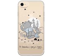 Original Disney Winnie The Pooh TPU Case for iPhone 7, iPhone 8, iPhone SE2, Liquid Silicone Cover, Flexible and Slim, Protective for Screen, Shockproof and Anti-Scratch Phone Case