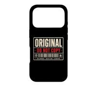 Original Do Not Copy Vintage Barcode Design Case for iPhone 17 Pro