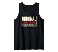 Original Do Not Copy Vintage Barcode Design Tank Top