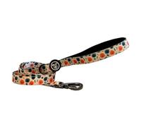 Original Dog Leash for Small, Medium and Large Dogs, Heavy Duty Nylon Leash and Padded Handle, Various Fun Patterns, 120 x 2 cm (Bones & Footprints)