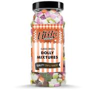 Original Dolly Mixtures Retro Sweet Gift Jar - by Little Dotties | Traditional Candy Treats | Pick and Mix Sweets | 605 grams | Perfect for: Gifts | Birthdays | For Sharing
