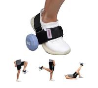 Original Dumbbell Foot Attachment Heavy Duty Durable, Practical Leg Ankle Curl Attachment Adjustable, Tbialis Raise Trainer Weight Holder Foot Strap for Weight Monkey Feet Foot Weights for Exercise