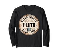 Original Dwarf Planet Pluto Long Sleeve T-Shirt