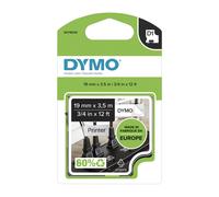 Original Dymo 16958 Black on White 19mm x 3.5m D1 Flexible Nylon Label Cartridge