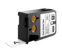 Original Dymo 1868811 Black On White 24mm Heat Shrink Tubing