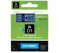 Original Dymo 40916 Black on Blue 9mm x 7m D1 Label Cartridge (S0720710)
