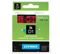 Original Dymo 40917 Black on Red 9mm x 7m D1 Label Cartridge (S0720720)