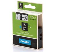 Original Dymo 43613 Black on White 6mm x 7m D1 Label Cartridge (S0720780)