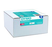 Original Dymo 45803 Pack of 10 Black on White 19mm D1 Label Cartridges (2093098)